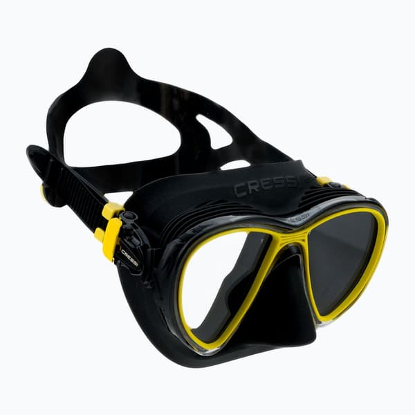 Cressi Quantum dykkermaske sort/gul