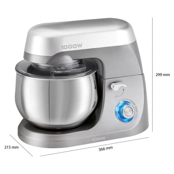 Bomann KM 6009 CB 1000W Sølv røremaskine