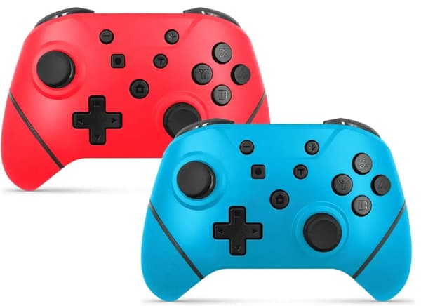Armor3 NuChamp trådløs gamecontroller 2-pak til Nintendo Switch trådløs blå/rød 2 stk.