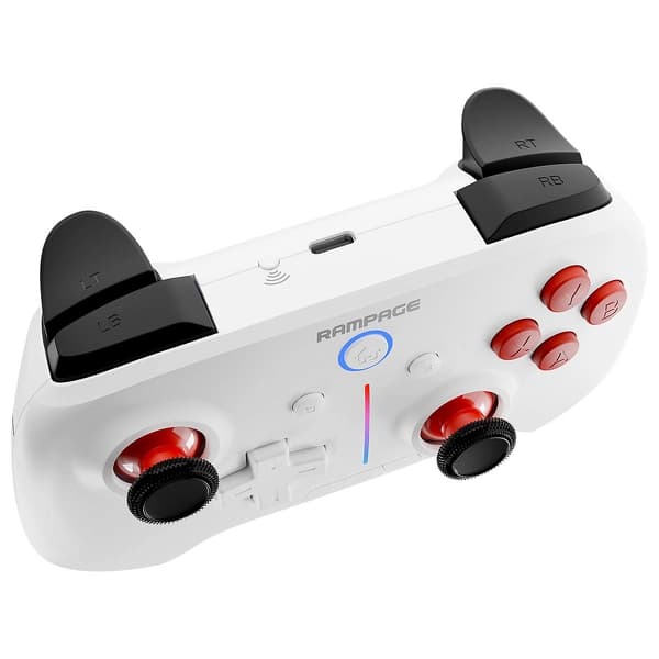 Rampage Hydra Gamepad för PC Android, iOS Trådlös Vit
