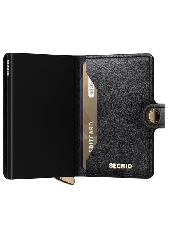 RFID Secrid Premium Miniwallet Emboss Diamond+ pung - sort