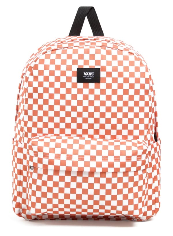 Ungdomsryggsäck Vans Old Skool Check Backpack - carnelian