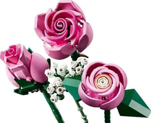 LEGO Botanicals 10374 Buket af lyserøde roser