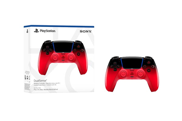 Sony DualSense Techno Red -ohjain PS5:lle, langaton, punainen