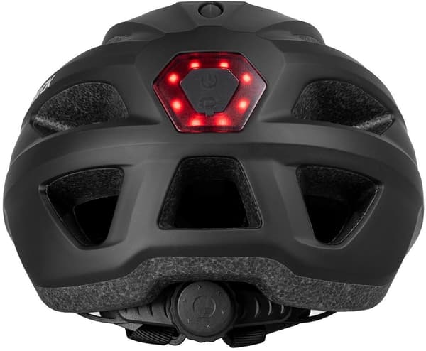 VAYOX Active VA0424BMM mustakypärä MTB valolla (koko M)