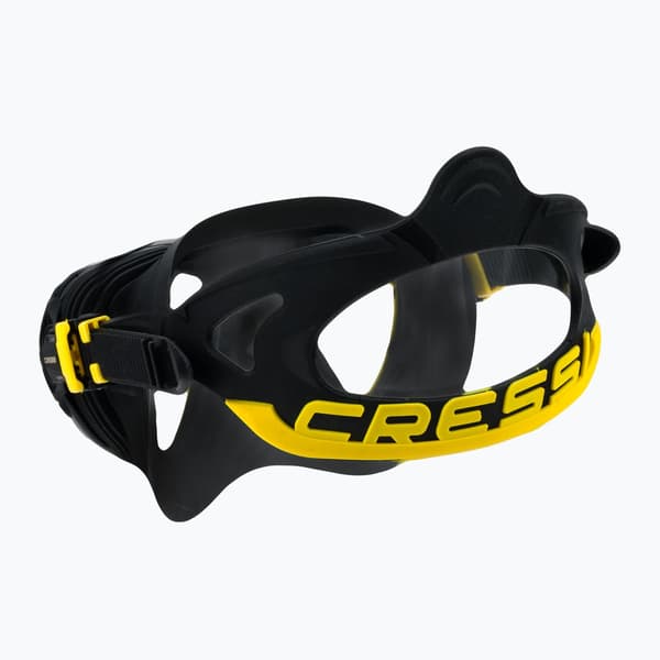 Cressi Quantum dykkermaske sort/gul