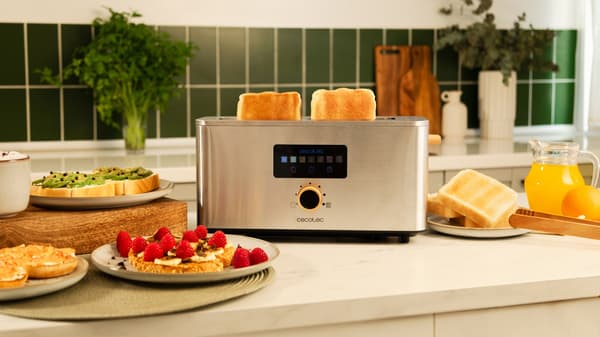 CECOTEC Toast&Taste Extra Sølv Brødrister
