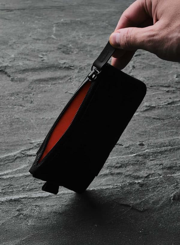 Alpaka Zip Pouch Coin pung - sort