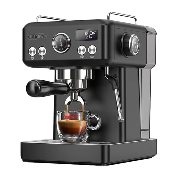 HiBREW H10A Stempelkaffemaskine Sort