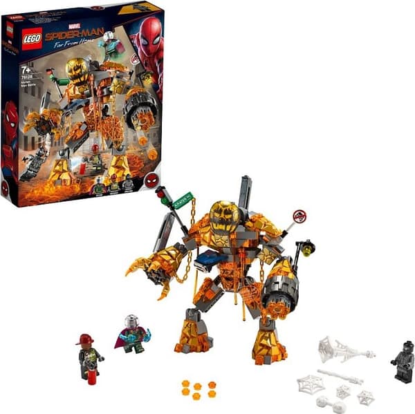 LEGO Marvel Spider-Man Kamp mod Molten Man (76128)