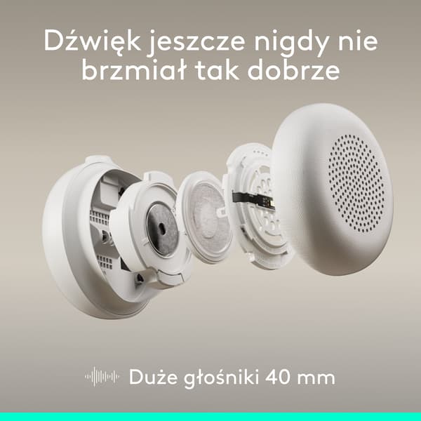 LOGITECH Zone Wired 2 Hovedtelefoner, Kablet, On-ear, ANC Hvid