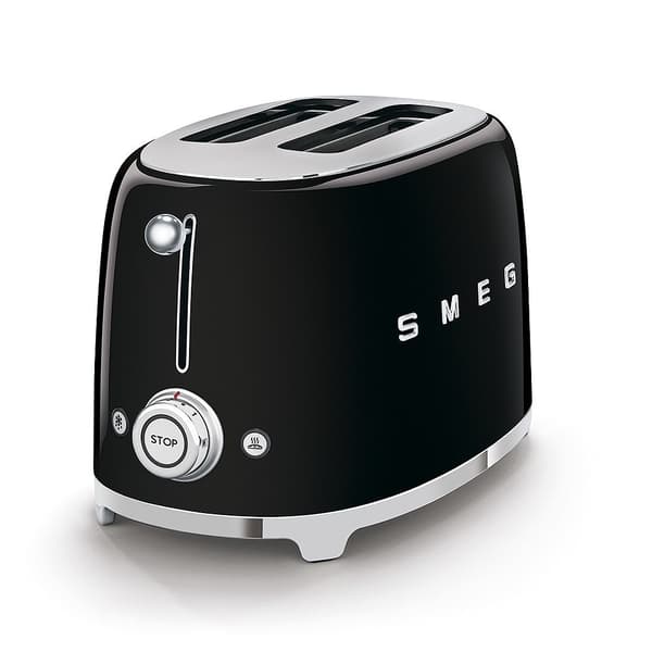 SMEG TSF01BLEU Brødrister til 2 skiver, Sort
