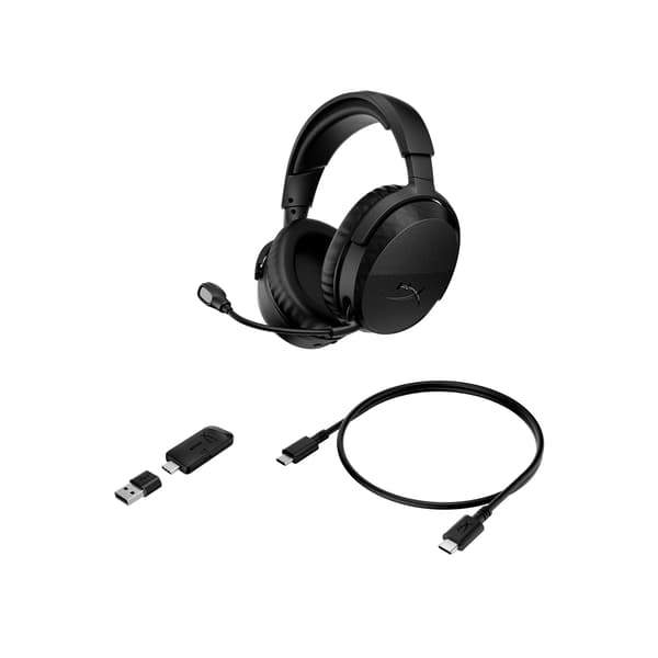HyperX CloudX Stinger 3 trådløse hovedtelefoner med mikrofon, over-ear, sort