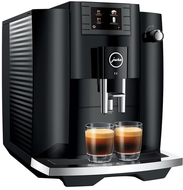 JURA E6 Piano Black (EC) espressomaskin