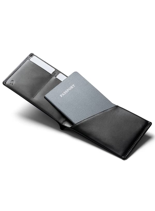 Bellroy Travel Wallet RFID læderpung - sort