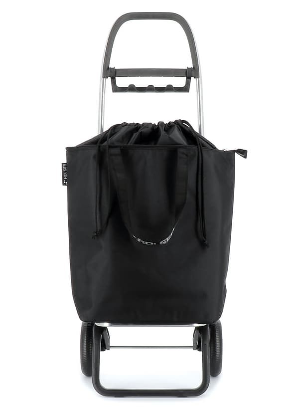 Indkøbstaske foldbar 2-hjulet Rolser Mini Bag Plus MF - sort