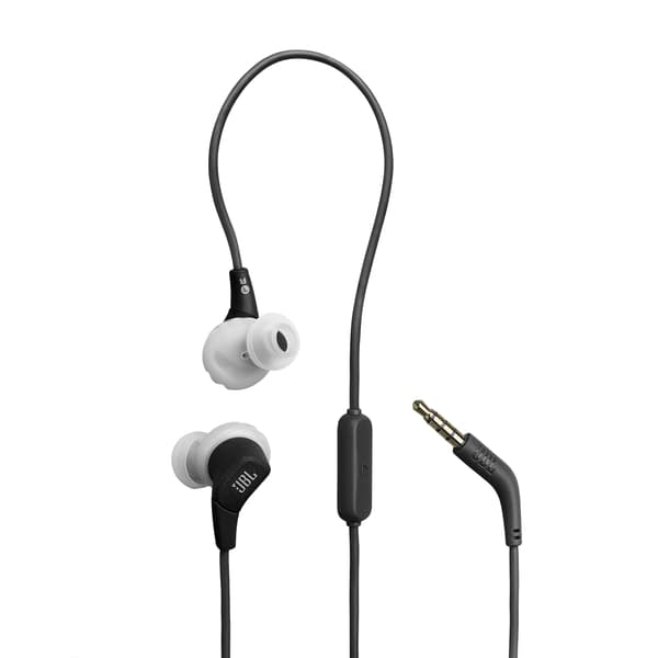 JBL Endurance Run 3 kablede in-ear hovedtelefoner mikrofon sort-grå