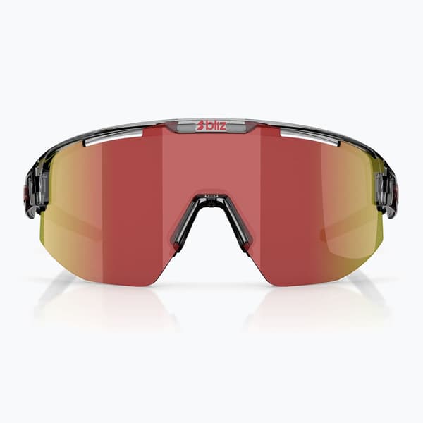 Bliz Matrix solbriller transparent mørkegrå/brun rød multi