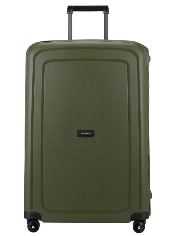Stor resväska Samsonite S'Cure - oliv