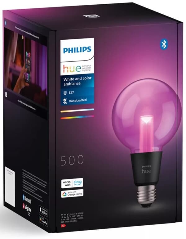 Smart LED-lampa PHILIPS HUE 929003151101 6.8W E27 Bluetooth, ZigBee