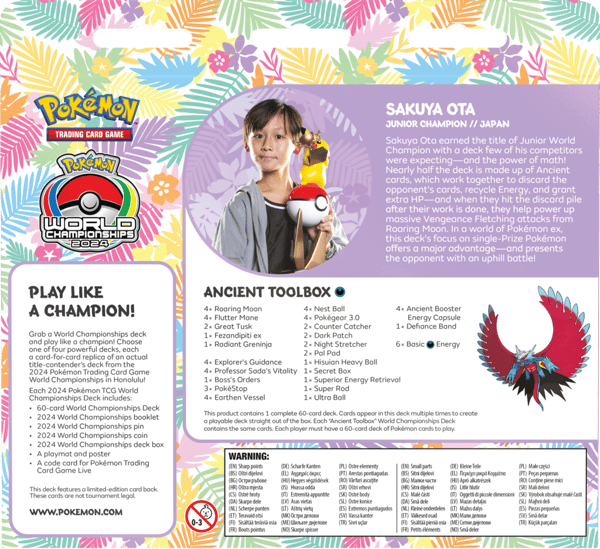 Pokémon TCG: World Championships Deck 2024 - Ancient Toolbox
