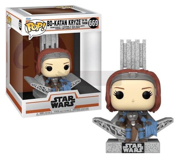 Funko POP Star Wars: Mandalorian throne figur
