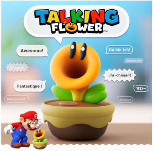 NINTENDO Talende Blomst Figur