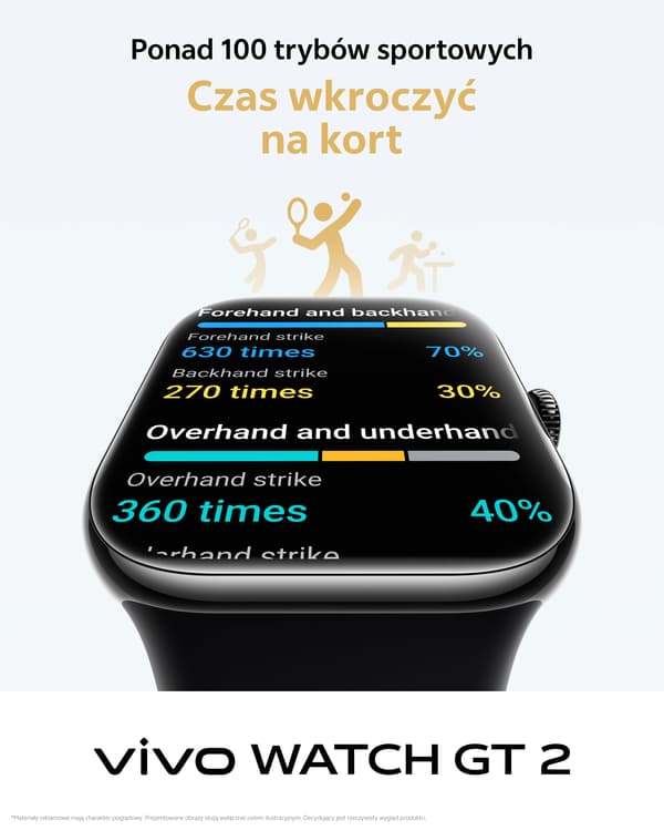 Smartwatch vivo Watch GT2 Sort