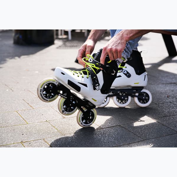 Rollerblade Lightning 110 rulleskøjter til mænd hvid/sort Størrelse: 45.5-46 EU