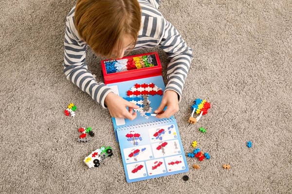 PLUS-PLUS palikkapelit Puzzle by number Activity pad kuljetus 014-3990