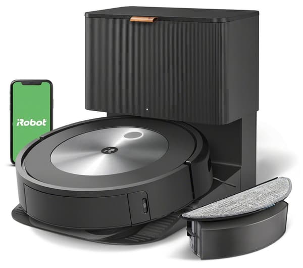 iRobot Roomba Combo j5+ Robotdammsugare Moppfunktion Rengöringsstation Rumsmappning 68dB