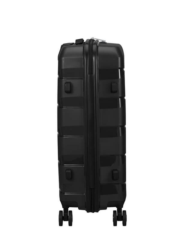 Mellemstor kuffert med 4 hjul American Tourister Air Move - sort