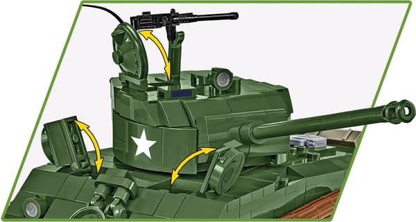 Cobi Klodser Sherman M4A2E8 865 klodser