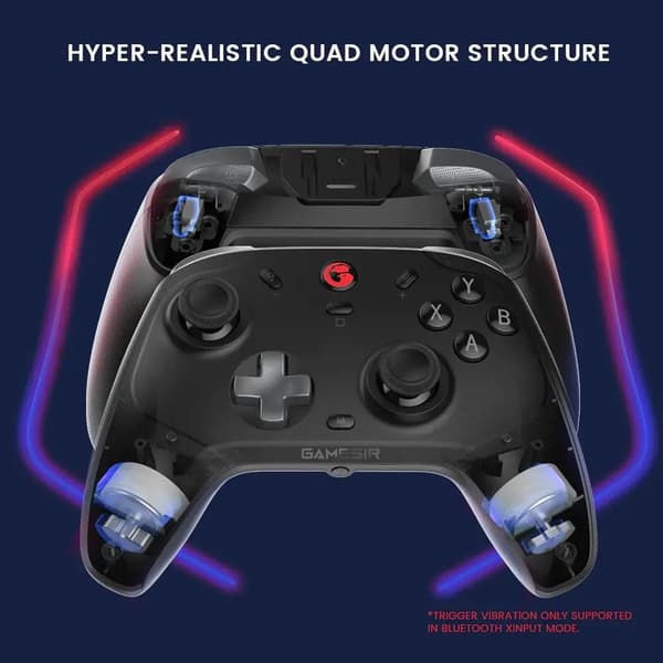 GameSir HRG7107 T4 Cyclone Pro Controller til PC Nintendo Switch iOS Android Trådløs/Kablet Sort