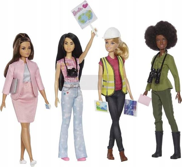 Barbie Samlar ECO Leadership Team set med 4 dockor HCN25