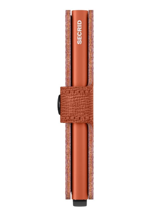 Kompakti lompakko RFID Secrid Miniwallet Crisple - pumpkin