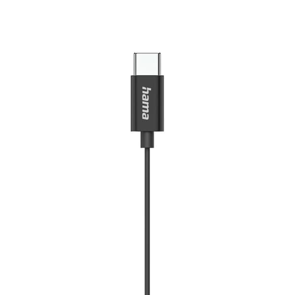 Hama Classy USB-C In-Ear Hovedtelefoner med Mikrofon Sort