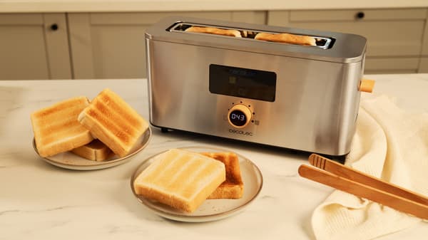 CECOTEC Toast&Taste Extra Sølv Brødrister