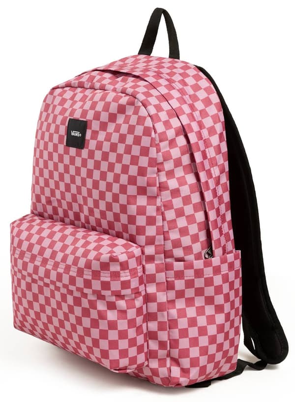 Vans Old Skool Check Backpack til unge - mauve wood
