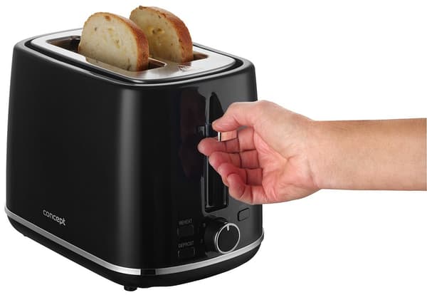 Brødrister CONCEPT TE2075 Sort