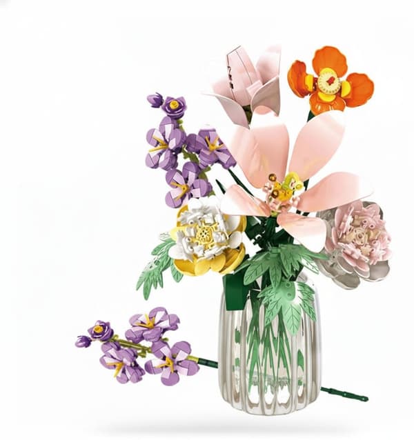 COIL byggeklodser blomsterbuket sæt 563 elementer