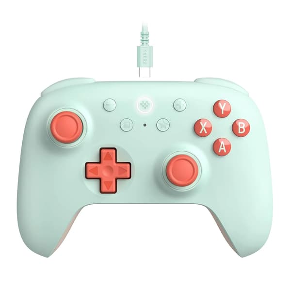 8BitDo Ultimate 2C trådbunden handkontroll för PC, Android trådbunden mintgrön
