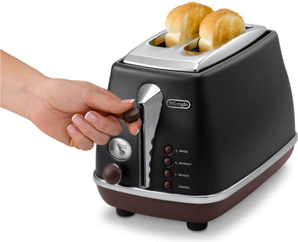 DeLonghi CTOV 2103.BK+BW -leivänpaahdin