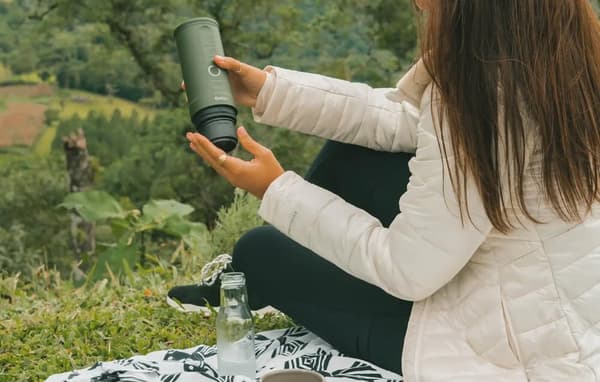 OUTIN Nano Kaffemaskine Grøn
