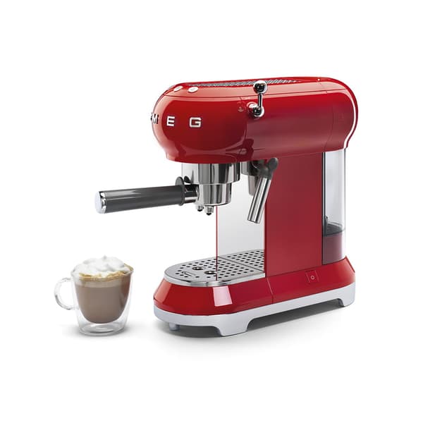 SMEG ECF01RDEU Kaffemaskine Rød