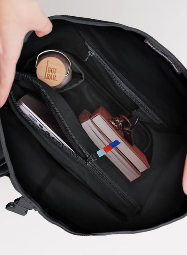 GOT BAG Rolltop Lite 2.0 byrygsæk - sort