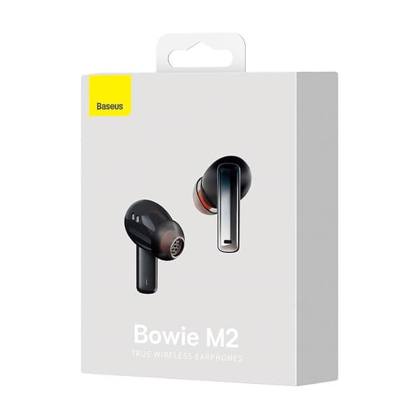 Baseus Bowie M2 trådløse in-ear hovedtelefoner Bluetooth 5.2 Sort