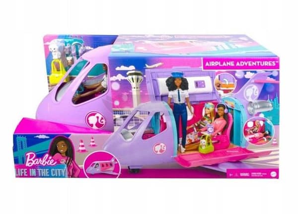 BARBIE FLYVE EVENTYR FLY TIL DUKKER + DUKKE HCD49