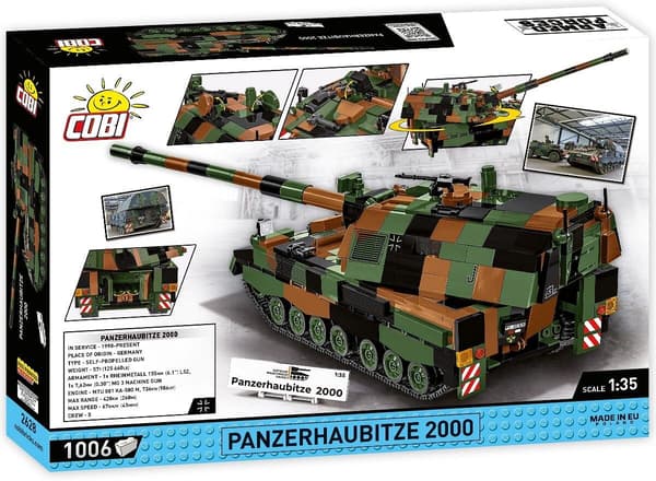 COBI Armed Forces Panzerhaubitze 2000 COBI-2628 plastikklodser