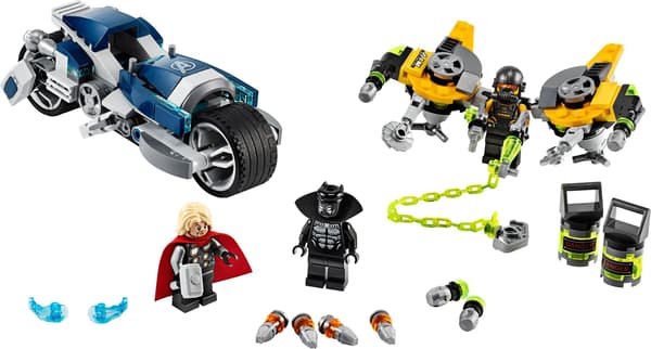 LEGO Marvel Motorcykelstrid (76142)